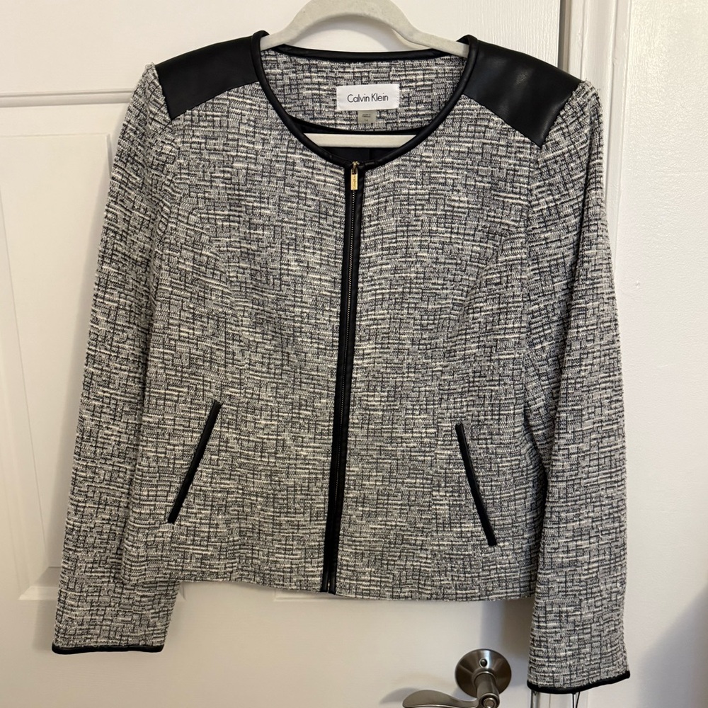 Calvin Klein tweed jacket, Size 14